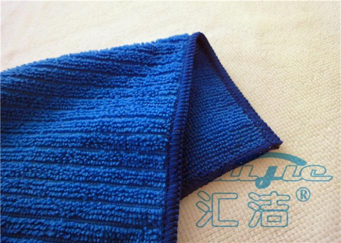 Ultra-Saugfähige blaue Microfiber-Geschirrtücher für die Küche, die 12" x 16" säubert