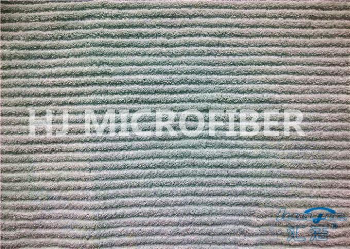 Polyester-Gewebe des Microfiber-Streifen-korallenrotes Vlies-Stoff-100 für Mikrofaser-Stoff