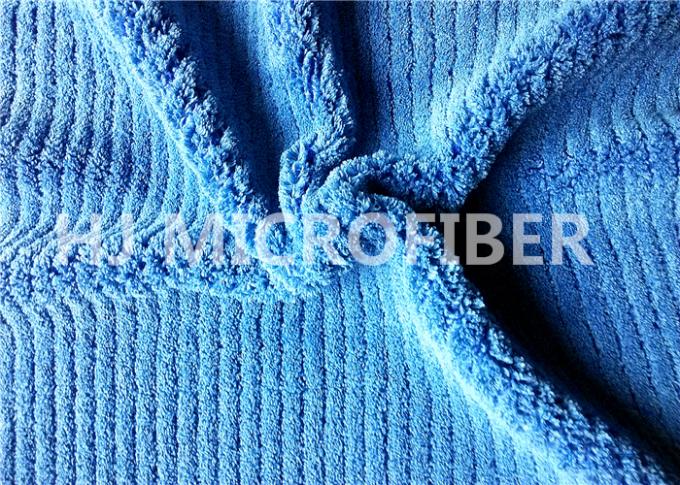 starker Streifen-korallenroter Vlies-Stoff Roya Blue150cm 550gsm Microfiber