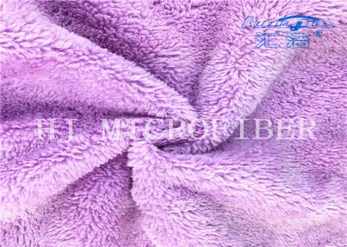 Bunter wesentlicher Microfiber-Karikatur-Handtuch-korallenroter Vlies-Hauptstoff für Küchen-Badezimmer