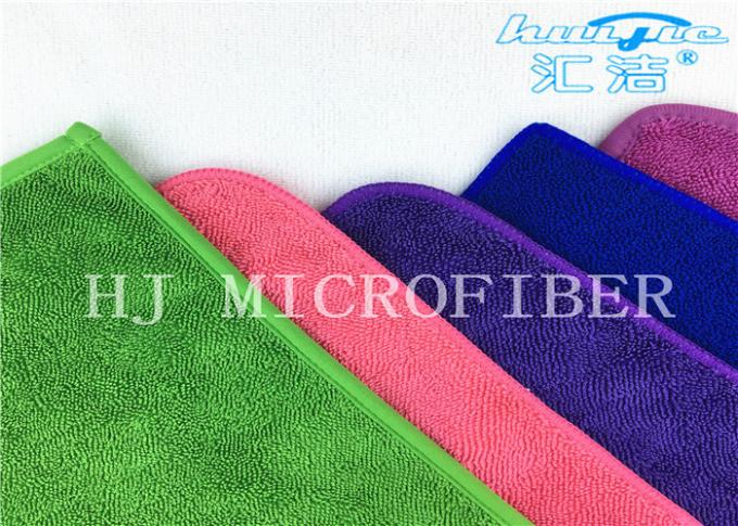 Saugfähiges Microfiber-Putztuch Microfiber-Torsions-Gewebe benutzt im Mopp oder im Tuch