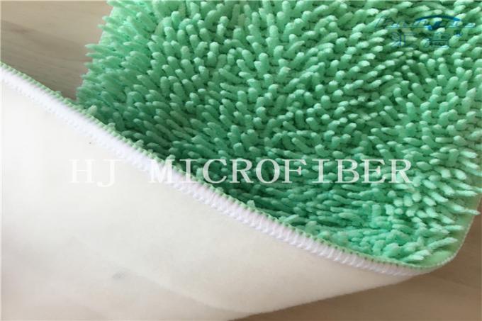 Chenillegewebe-Mopp-Kopf-Mopp-Ersatz-Auflagen grüne Farbe-Microfiber kleine