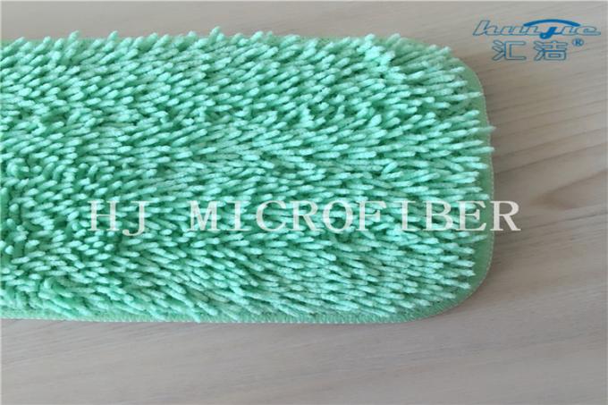 Chenillegewebe-Mopp-Kopf-Mopp-Ersatz-Auflagen grüne Farbe-Microfiber kleine