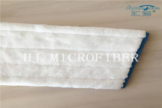 Weiße Farbe-Microfiber-Maschinen-Maschenware-Mopp-Kopf-Mopp-Ersatz-Auflagen für Hauptreinigung