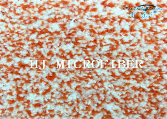 Orange gestricktes korallenrotes Vlies-Mischgewebe Microfiber mit hartem Nylondraht