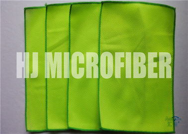 Olivgrün-Fabrik direktes 80% Polyester Microfiber und 20% Polyamid Staubtuch mit gutem Luft-Durchlässigkeit SGS