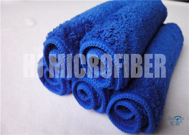 Korallenrotes Vlies-Tuch Superabsorbierfähigkeits-blaues Farbhandtuch Mixrofiber für Küche