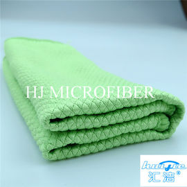 Haus benutztes Reinigungs-Tuch Microfiber-Frotteestoff-grüne Farbwaschendes Werkzeug für Küche