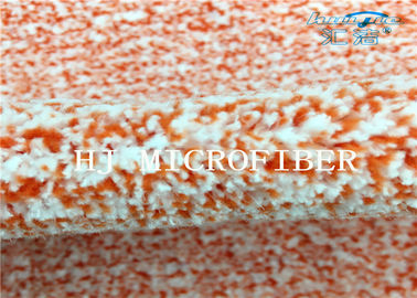 Orange gestricktes korallenrotes Vlies-Mischgewebe Microfiber mit hartem Nylondraht