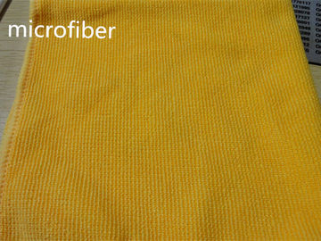 Polyester-Reinigungs-Tuch der Microfiber-Gewebe-Gelb-großes Perlen-40*40