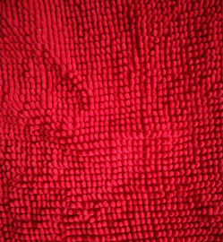 Rote große Breite Microfiber 1200gsm Chenille-150cm verwendet wie Matten-Handschuhe