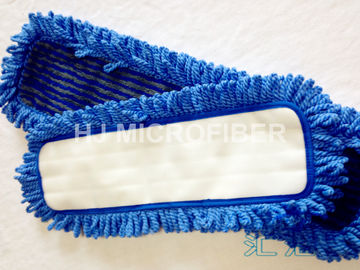 Handels-Microfiber-Bodenwischer/Microfiber-Staub-trockener Mopp-Auflage hellblau