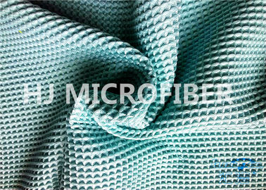 Türkis-Blau Microfiber-Waffel-Stoff-Polyester u. Polyamid 300GSM