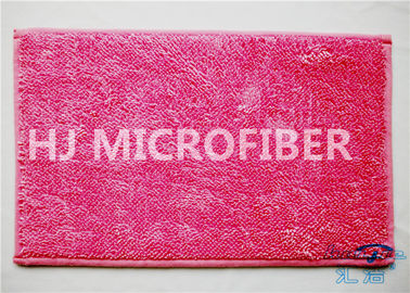 Kleine Pink100% Polyester Microfiber-Tür-Matte für/Innengleitschutzschutzträger im Freien