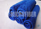 Korallenrotes Vlies-Tuch Superabsorbierfähigkeits-blaues Farbhandtuch Mixrofiber für Küche