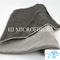 Kundengebundenes Microfiber-Putztuch-Tuch-graues Farbquadrat-Form-Bad-Badetuch 40*60cm