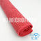 Polyester roten Quadrats 80% Microfiber und 20% Polyamid geleiteter Haushalt strickten großes Perlentuch
