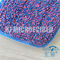 Purpurrote gemischte blaue Farbe färbte Garn-Mops für Hauptpolyamid-Torsions-Samt der reinigungs-80% des Polyester-20%