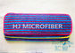 Bunte nasse Mopp-Auflagen Microfiber mit Rot-Streifen, Microfiber-Wäsche-Auflage