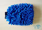 Nahtloser Kratzer freier Microfiber-Wäsche-Handschuh-Polyester-Plüsch-Waschanlage-Handschuh 100%
