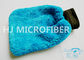 Tragbarer dauerhafter Microfiber-Wäsche-Handschuh super saugfähiger Microfiber-Abstauben-Handschuh