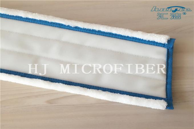 Weiße Farbe-Microfiber-Maschinen-Maschenware-Mopp-Kopf-Mopp-Ersatz-Auflagen für Hauptreinigung