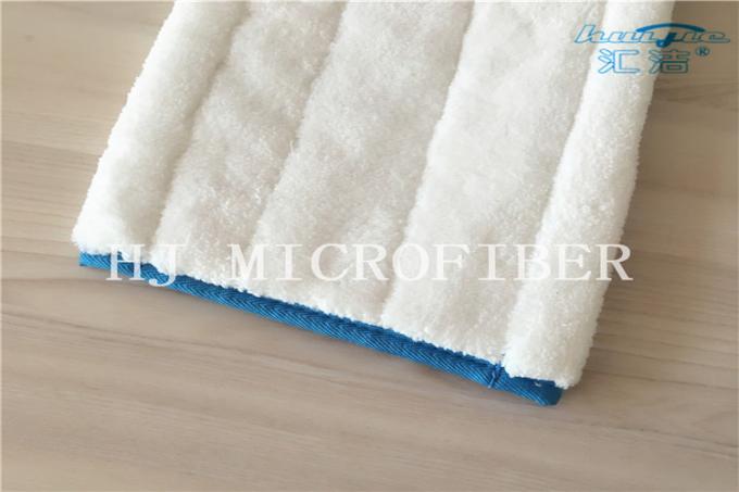 Weiße Farbe-Microfiber-Maschinen-Maschenware-Mopp-Kopf-Mopp-Ersatz-Auflagen für Hauptreinigung
