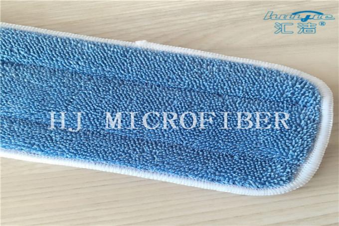 Blaue Mopp-Auflagen verdrehte Stapel-Mopp-Kopf-Mopp-Ersatz-Auflagen Farbfriedliche Seite Microfiber nasse