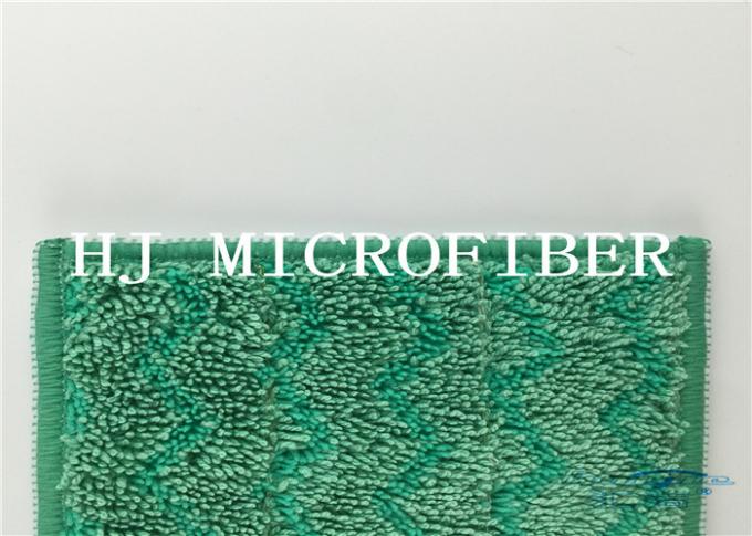 W formte der Mopp-Auflagen 80% Jacquardwebstuhl Microfiber nasses Polyamid des Polyester 20%