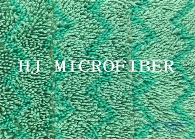 W formte der Mopp-Auflagen 80% Jacquardwebstuhl Microfiber nasses Polyamid des Polyester 20%