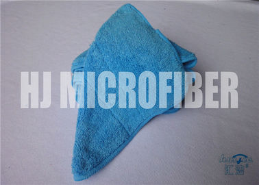 Einzelnes zusammengesetztes blaues Microfiber Rags/ultra starke Plüsch-Vlies Microfiber-Teller-Stoffe 25X25cm