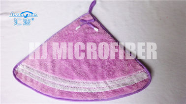 Korallenrote Vlies Microfiber-Reinigungs-Tücher, kundengebundener Polierstoff Microfiber
