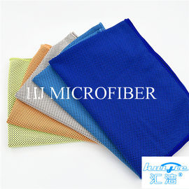 Fabrik direkte Microfiber-Putztuch-blaue Farbbuntes Strand-Quadrat-Tuch 40*60cm