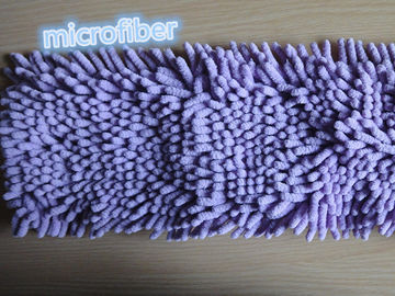 Purpurroter bunter nasser Mopp Microfiber füllt großes Chenille der 13*47cm Haar-Längen-2cm auf
