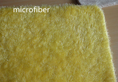 40 * 60 cm gelbes schönes Microfiber Staub-Mopp-Vlies-Badezimmer-rutschfeste Gummimatte