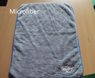 60* 80cm Microfiber Super-starkes Zwei-doppeltes des Sport-Tuch-grauen korallenroten Vlies-600gsm