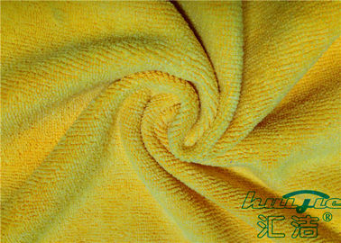 Gelbe Rolle Polyester Microfiber Fabricin für Reinigungs-Produkt, antistatisch