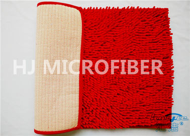 Rote Farbgroße Chenille-Badezimmer-Tür Microfiber-Matten-super weiches super nützliches Haus wesentlich