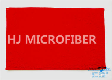 Rote flaumige umweltfreundliche Microfiber-Matte in hohem Grade saugfähig mit Innenschaum