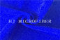 Blauer Farbe-Microfiber-Reinigungs-Gewebe-Jacquardwebstuhl großer geformter Stoff Peral mit hartem Draht pp.