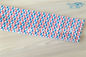 Rotes blaues weißes Farbegarn gefärbte Microfiber-Jacquardwebstuhl-Tasche geformte Mopp-Kopf-Mopp-Ersatz-Auflagen
