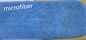 Nasser Mopp hohe Absorption Microfiber füllt blauen verdrehenden Schwamm des Gewebes 3mm des Polyester 13*47 auf