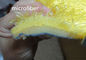 40 * 60 cm gelbes schönes Microfiber Staub-Mopp-Vlies-Badezimmer-rutschfeste Gummimatte
