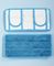 Satz 2 des wiederverwendbaren Handels-Microfiber nassen Mops 11 Zoll-blauer Torsions-Stapel mit weißem Segeltuch