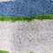 Torsions-Wäscher-Zirkulations-Stapel Microfiber-Putztuch 450gsm blaue Coral Fleece