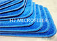 Blaues 80% Polyester füllt Handels-Microfiber-Bodenwischer mit auf