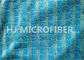 Ebene gefärbter verdrehter Samt Jacquardwebstuhl-Gitter Microfiber für Mopp-Auflage