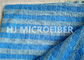 Ebene gefärbter verdrehter Samt Jacquardwebstuhl-Gitter Microfiber für Mopp-Auflage