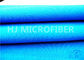 Blaues Polyester-flexibles Flausch-Schleifen-Gewebe für das Kleidungs-und Taschen-Haften