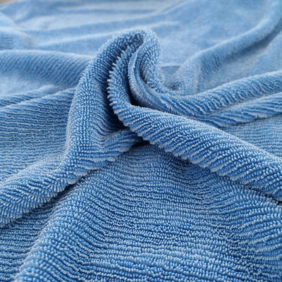 450GSM strickte Verzerrungs-Torsion super saugfähige Microfiber-Gewebe-Rolle für Mopp